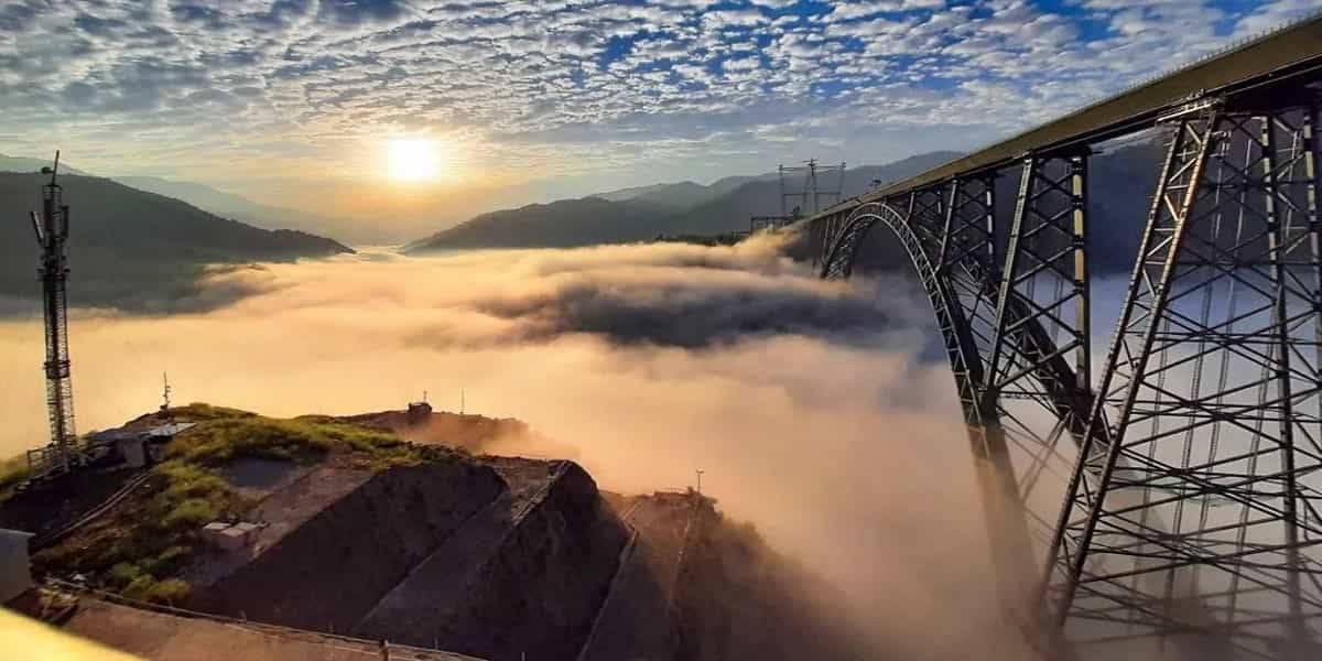 Chenab Railway Bridge - Highest railway bridge in the world