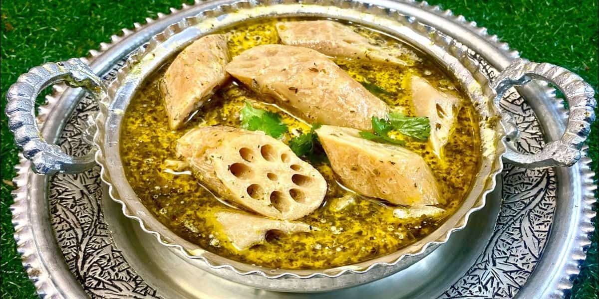 Nadru cusine dish jammu and kashmir