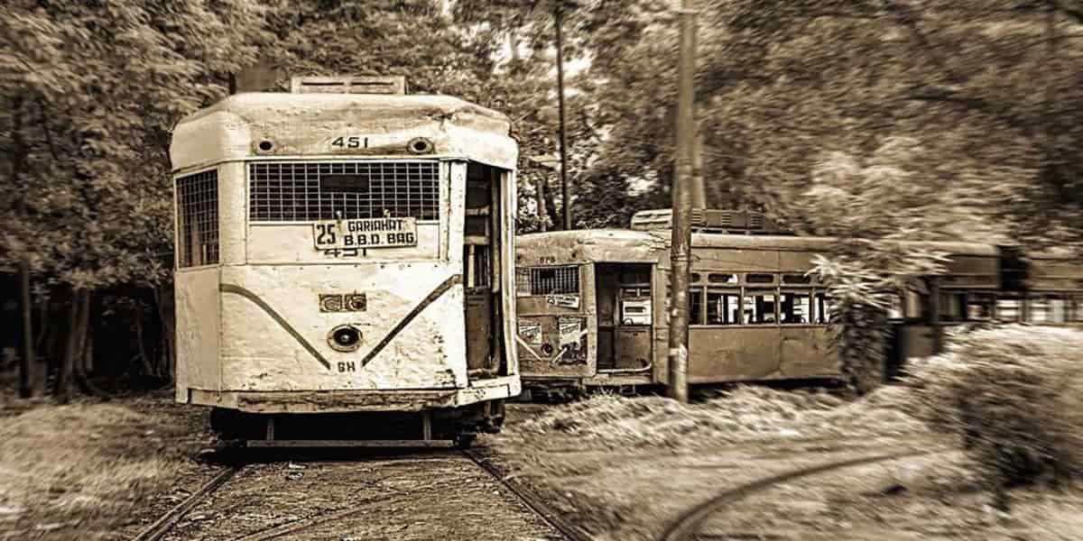 Trams in India - Kolkata Trams