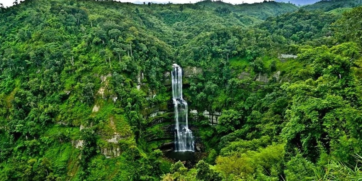 Vantawng water Falls Image Mizoram Aizwal